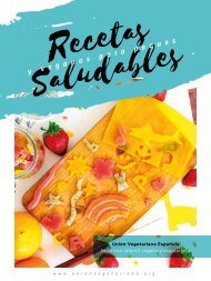 Recetas saludables y veganas para peques